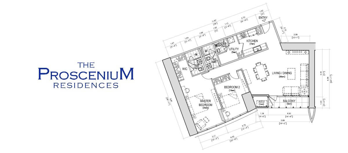 The Proscenium Residences Tower 2BR 119SQM