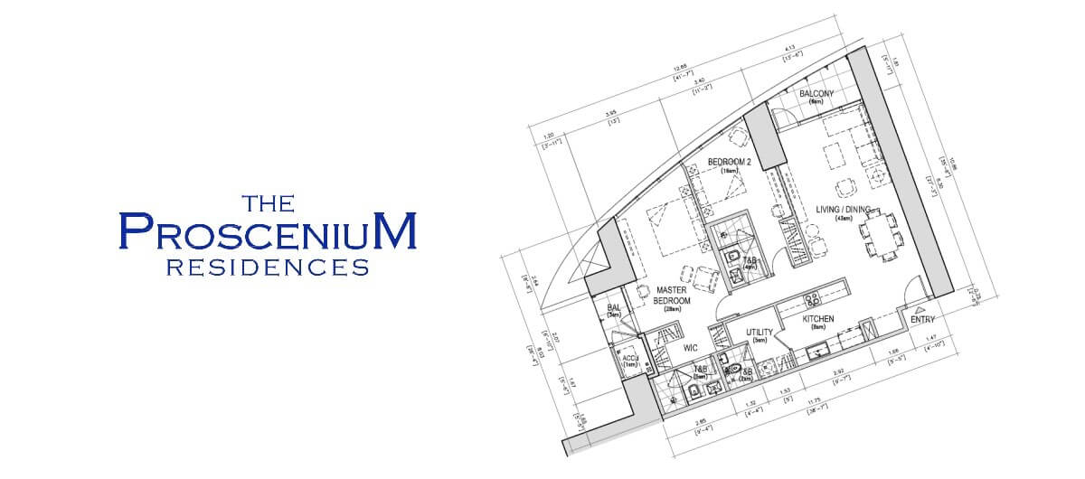 The Proscenium Residences Tower 2BR 121SQM