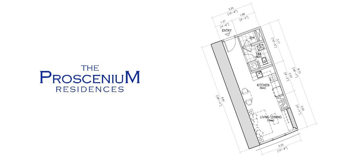 The Proscenium Residences Tower ST 29SQM